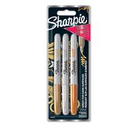 Sharpie rotuladores metálicos permanentes punta fina colores surtidos paqu