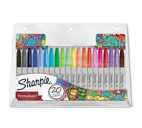 Sharpie rotuladores permanentes | juego de edición limitada | punta fina | colores surtidos | paquete de 20 marcadores | material escolar ideal