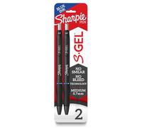 Sharpie++S-Gel++Azul++ Retráctil+Gel+Bolígrafo++2+Pk