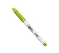 Sharpie S-Note Creative Marker - Marcador de punta biselada para resaltar, tinta amarilla lima, marcador pastel a base de agua, doble extremo para resaltar, dibujar, diario y más, una sola unidad