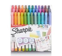 Sharpie S-Note Marcadores creativos, resaltadores, colores surtidos, punta biselada, 36 unidades