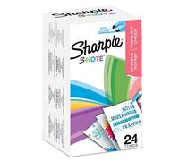 Sharpie S-Note rotuladores creativos de colores | Para resaltar, escribir, dibujar y mucho más | Colores variados | Punta biselada | 24 unidades