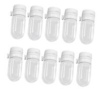 Sharplace 10 mini frascos cuentagotas para cosméticas de 2 ml, envases para bricolaje, transparentes y portátiles.