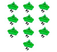 Sharplace 10 Piezas Bebedero para Pollos, Dispensador de Alimento para Aves, Herramientas Agrícolas, Dispensador de Agua, Vaso de Agua, para Instalar, para Aves, Verde