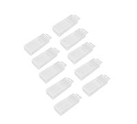 Sharplace 10 Piezas Caja para Brocas Caja Telescópica de Almacenamiento de Herramientas Caja Rectangular Ajustable Material Adecuado para Taller Reparac, 7.6 mm 13 mm