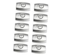 Sharplace 10 piezas Clips de cuerda de alambre conectores de cuerda eléctrica de 6 mm Capaces de cable de durabilidad práctica