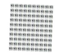 Sharplace 100 Piezas Anillos para Palomas Bandas para Patas Aros de Aluminio Etiquetas Reutilizables con Cuerda Incluido Adecuado para Entrenamiento, Francia Blanca