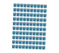 Sharplace 100 Piezas Anillos para Palomas Bandas para Patas Aros de Aluminio Etiquetas Reutilizables con Cuerda Incluido Adecuado para Entrenamiento, América Azul