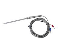 Sharplace 100mm Pala Sensor de Temperatura Controlar Termopar Tipo - K 100°C to 1250°C Probe 3M