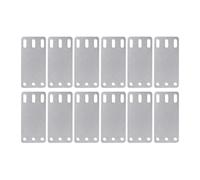 Sharplace 12 Placas de Riel de Carga E Resistentes Y para Remolques, Camiones Y Furgonetas.