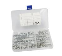 Sharplace 125pcs Cotter Cotter Beatpin Surtido Kit Hitch Pon Clips para Camiones Garaje