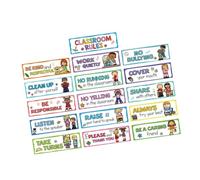 Sharplace 16 Carteles Educativos sobre Las Reglas del Aula Y El Comportamiento del Docente. Contenido Educativo.