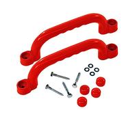 Sharplace 2 Piezas Barra de para Juego Infantil Manija de Parque Accesorio de Escalera Función Protectora Adecuado para Niños Juegos al Aire Libre, Rojo