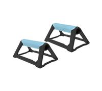 Sharplace 2 Piezas Barras para Flexiones Asas de Push Up Soportes de Ejercicio Antideslizantes Estructura Estable en TPE PP para Fortalecer Brazos Hombro, Azul