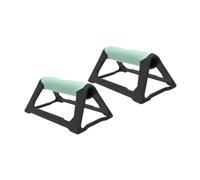 Sharplace 2 Piezas Barras para Flexiones Asas de Push Up Soportes de Ejercicio Antideslizantes Estructura Estable en TPE PP para Fortalecer Brazos Hombro, Verde