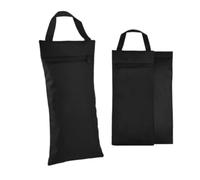 Sharplace 2 Piezas Bolsa de Saco de Entrenamiento Bolsa de Pesas Saco de Arena Rellenable con Tela Oxford 210D Resistente Costuras Reforzadas y Cierre con, Negro, 210D