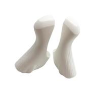 Sharplace 2 Piezas Cubierta Palanca Freno Bicicleta Protector Funda Silicona Acolchada Amortiguadora Compatible con ST-4700 ST-5800 ST-6800 Adecuado para, Blanco