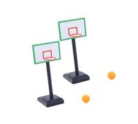 Sharplace 2 Piezas de Aro de Baloncesto para Casa de Muñecas con Pelotas 1:12 para Escenas de Bricolaje