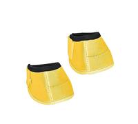 Sharplace 2 Protectores de Casco para Caballos. Botas para El Cuidado Botas Antichoque de Tela Oxford, Ligeras, Fáciles de Poner Y Quitar. Protecci, Amarillo