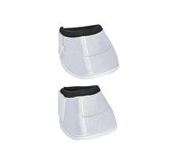 Sharplace 2 Protectores de Casco para Caballos. Botas para El Cuidado Botas Antichoque de Tela Oxford, Ligeras, Fáciles de Poner Y Quitar. Protecci, Blanco