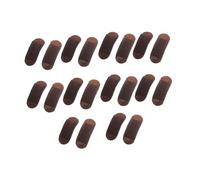 Sharplace 20 piezas de insertos para dar volumen, base para el cabello, tocados profesionales para mujeres y niñas, pinzas invisibles para el cabello, MarrÓn