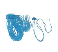 Sharplace 20 Piezas Nudos Japoneses Decorativo Cordón Colgante Adorno Artesanal de Nylon para Búsqueda Decoración Festiva y, Azul, tal como se describe