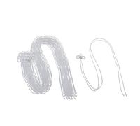 Sharplace 20 Piezas Nudos Japoneses Decorativo Cordón Colgante Adorno Artesanal de Nylon para Búsqueda Decoración Festiva y, Blanco, tal como se describe