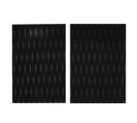 Sharplace 2pcs Cojín de Tracción Almohadillas de Tracción EVA Surf Sup Cubierta Agarre para Tabla de Surf Kiteboard - Negro