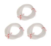 Sharplace 3 Piezas 100 Metros Hilo de Nailon Monofilamento Transparente Hilo de Pesca de Mar Diámetro de Hilo. 1 Mm