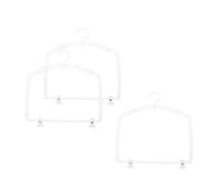 Sharplace 3 Piezas de Perchas para Trajes de Baño, Perchas para Lencería, Perchero Multifuncional para Vestidos Y Trajes de Baño, Gancho Giratorio para, beige