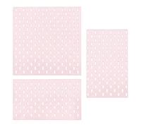 Sharplace 3 Piezas Paneles Organizador de Pared para Casa de Muñecas Miniatura Estanterías Flotantes Pegboard Decorativo Adecuado para Escena de Muñecas
