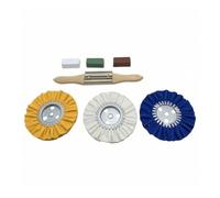 Sharplace 3 Piezas Rueda de Pulido Disco de Abrillantado Cepillo Manual Pasta de Pulir Set Versátil con Abrillantador para Brillo Profesional Elimina Marcas