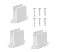 Sharplace 3 Soportes de Pared con Manivela para Varilla de 13 Mm, Distancia Entre Orificios de 44 Mm, Herrajes Resistentes