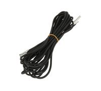 Sharplace 4 Piezas Cuerda Elástica para Silla Gravedad Cuerda de Repuesto para Sillón Reclinable Cordón para Silla de Jardín Kit de Reparación con Material, Negro