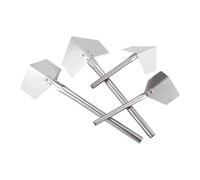 Sharplace 4 Piezas Espátula de Esquina Raspador para Placa de Yeso Herramienta de Acabado Y Llana Manual de Acero Inoxidable para Bordes Limpios Adecuado para