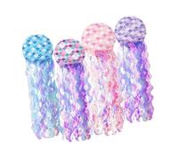 Sharplace 4 Piezas Linterna Decorativa Medusa Linterna Papel Medusa Colgante Diseño de Ambientes Sofisticados Adecuado para Fiesta Bautizo Cuarto Bebé