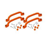Sharplace 4 Piezas Manijas para Escalar Equipamiento de Juego Infantil Antideslizantes Accesorios para Patio Adecuado para Regalos Infantiles, Naranja