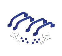 Sharplace 4 Piezas Manijas para Escalar Equipamiento de Juego Infantil Antideslizantes Accesorios para Patio Adecuado para Regalos Infantiles, Azul Marino