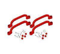 Sharplace 4 Piezas Manijas para Escalar Equipamiento de Juego Infantil Antideslizantes Accesorios para Patio Adecuado para Regalos Infantiles, Rojo