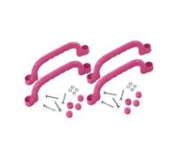 Sharplace 4 Piezas Manijas para Escalar Equipamiento de Juego Infantil Antideslizantes Accesorios para Patio Adecuado para Regalos Infantiles, Rosa