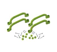Sharplace 4 Piezas Manijas para Escalar Equipamiento de Juego Infantil Antideslizantes Accesorios para Patio Adecuado para Regalos Infantiles, Verde Claro
