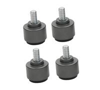 Sharplace 4 Piezas Nivelador de Piso M8 Patas para Muebles Ajustables con Tornillo Rosca y Base Antideslizante Aluminio Adecuado para Oficina, Gris