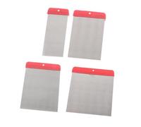 Sharplace 4 Piezas Putty Cuchillo Plafón Herramienta Acero Inoxidable Resistente Uso Adecuado en Reparación Drywall Decoración Hogar Limpiar Co, a