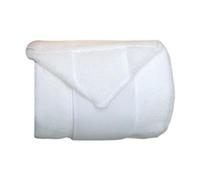 Sharplace 4 Piezas Vendas para Piernas de Caballo Envolturas Reutilizables Protectores de Piernas Botas para Tobillo Material Suave Y Adecuado para Car, Blanco