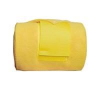 Sharplace 4 Piezas Vendas para Piernas de Caballo Envolturas Reutilizables Protectores de Piernas Botas para Tobillo Material Suave Y Adecuado para Car, Amarillo
