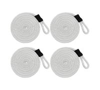 Sharplace 4X Cuerda para Barcos, s, Cabos, Deportes acuáticos, embarcaciones, veleros Rendimiento, línea atraque, Cuerda, Blanco