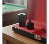 Sharplace 5 Piezas Protector de Taco de Billar Tapón de Junta Cubierta de Rosca Capuchón de Conexión Ligero Atornillable para Proteger Polvo Y Rayones, 5 Piezas