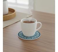 Sharplace 5 Posavasos Redondos Aislantes con Diseño de Mandala, Manteles Individuales Absorbentes Antideslizantes, Protectores de Bandeja para Tazas, Platos, 5 piezas