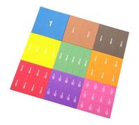 Sharplace 51 Piezas de Cubos de Fracciones, Materiales Didácticos para Matemáticas, Ideales para Niños de 2.º, 3.º, 4.º Y 5.º (Tipo).