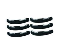 Sharplace 6 Piezas Bandas Antisudor para Cascos de Almohadillas Transpirables Elásticas para Cascos de Obra Accesorio Cómodo Material Suave de Tela y, Negro